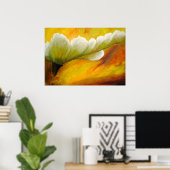 Vitale Infloreszenz Abstrakt Poster (Heimbüro)