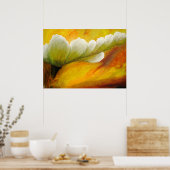 Vitale Infloreszenz Abstrakt Poster (Küche)