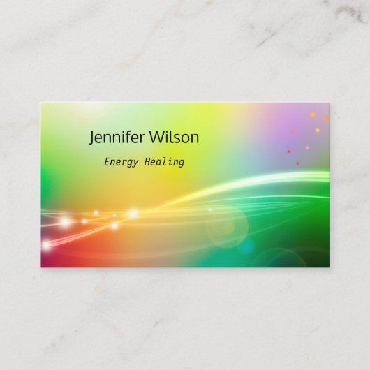 Vitale Wellness-Business-Karte Visitenkarte (Vorderseite)