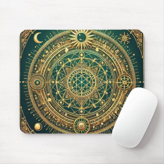Vitalität und Langlebigkeit Sigil Mousepad (Mit Mouse)