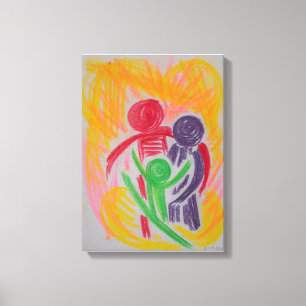 Vitalität und starke Bindung Leinwanddruck