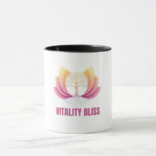 "Vitality Bliss Health & Wellness Logo Tasse