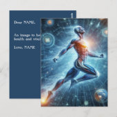 Vitality Get Well Soon Card Card Postkarte (Vorne/Hinten)