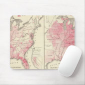 Vitalkarten der Vereinten Staaten Mousepad (Mit Mouse)