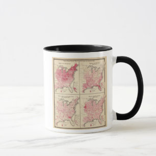 Vitalkarten der Vereinten Staaten Tasse