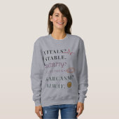 Vitals stabil, Sanity fraglich, Sarcasm immer Sweatshirt (Vorne ganz)