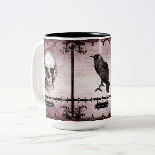 Vitam Aeternam Zweifarbige Tasse (Vorderseite Links)