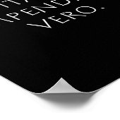 Vitam Impendere Vero Poster (Ecke)