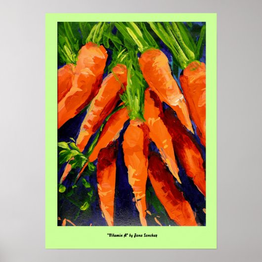Vitamin A Poster (Vorne)