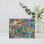 Vitamin B unter dem Mikroskop Postkarte (Stehend Vorderseite)