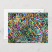 Vitamin B unter dem Mikroskop Postkarte (Vorne/Hinten)