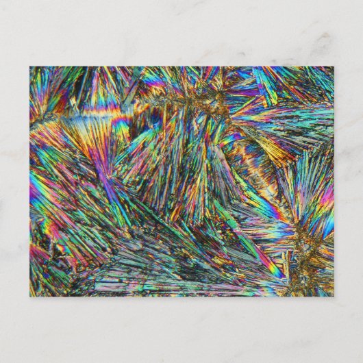 Vitamin B unter dem Mikroskop Postkarte (Vorderseite)