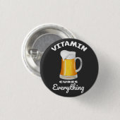 Vitamin BEER Button (Vorne & Hinten)