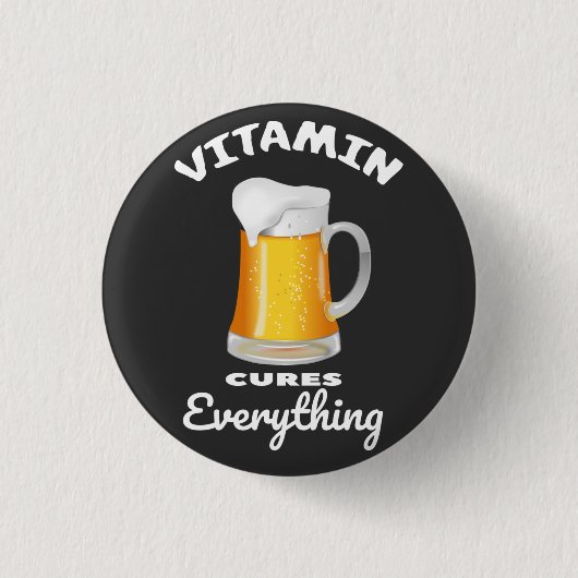 Vitamin BEER Button (Vorderseite)