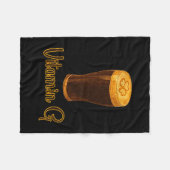 Vitamin Bier Lucky Shamrock Lustiges Patrick’s Day Fleecedecke (Vorderseite (Horizontal))
