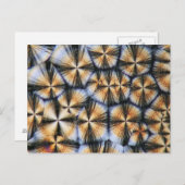 Vitamin-C-Kristalle unter dem Mikroskop Postkarte (Vorne/Hinten)