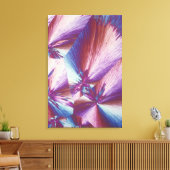 Vitamin-C- oder Ascorbinsäure-Kristalle Leinwanddruck (Insitu (Wohnzimmer))