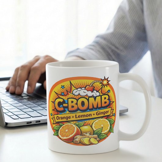 Vitamin C Pop Art Citrus Blend Kaffeetasse