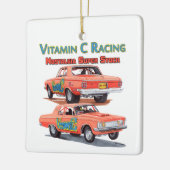 Vitamin C Racing Keramikornament (Links)