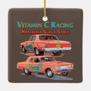 Vitamin C Racing Keramikornament