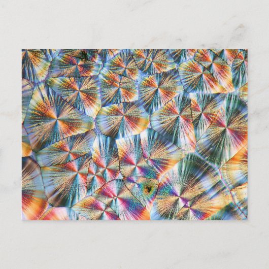 Vitamin C unter dem Mikroskop Postkarte (Vorderseite)