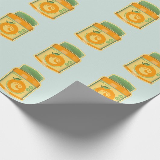 Vitamin C Wellness Geschenkpapier (Ecke)