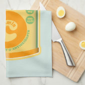 Vitamin C Wellness Geschirrtuch (Viertel Falte)