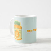 Vitamin C Wellness Kaffeetasse (Vorderseite Links)