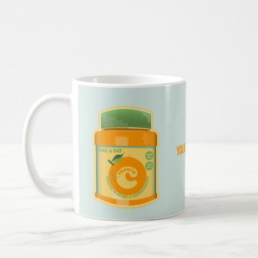 Vitamin C Wellness Kaffeetasse (Links)