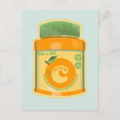 Vitamin C Wellness Postkarte (Vorderseite)