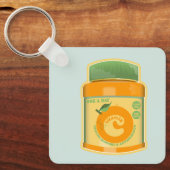 Vitamin C Wellness Schlüsselanhänger (Vorderseite)