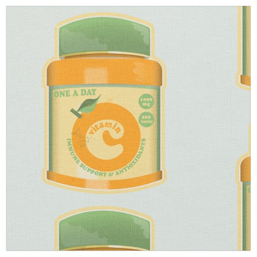 Vitamin C Wellness Stoff (Nahaufnahme)