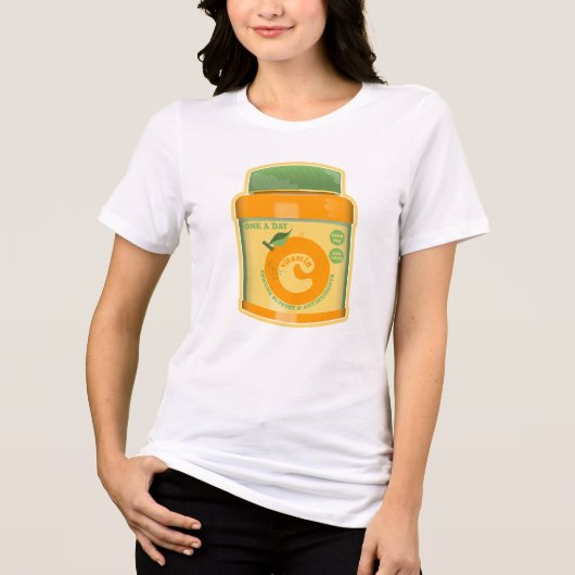 Vitamin C Wellness Tri-Blend Shirt (Vorderseite)