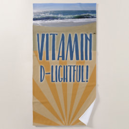 Vitamin D für reizend Strandtuch