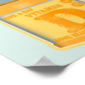 Vitamin D Kapseln Gesundheit und Wohlbefinden Poster (Ecke)