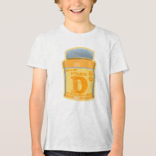 Vitamin D Kapseln Gesundheit und Wohlbefinden Tri-Blend Shirt