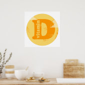 Vitamin D Poster (Küche)