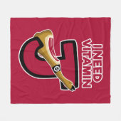 Vitamin J Fleecedecke (Vorderseite (Horizontal))