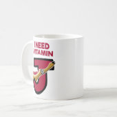 Vitamin J Kaffeetasse (Vorderseite Links)