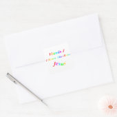 Vitamin J Quadratischer Aufkleber (Umschlag)