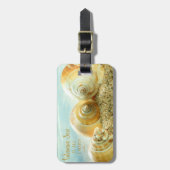 Vitamin-Meer ist alles, das ich kundenspezifischen Gepäckanhänger (Vorderseite vertikal)