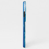 Vitamin Meer, türkisfarbene Wellen mit Splint iPhone Hülle (Rechte Seite)