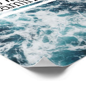 Vitamin-Meer-Zitat-Poster-Kunst an der Wand Poster (Ecke)