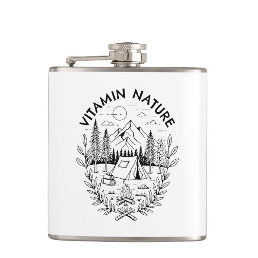 Vitamin Nature Flachmann (Vorderseite)