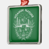 Vitamin Nature Ornament Aus Metall (Links)