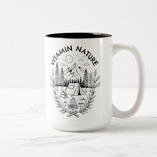 Vitamin Nature Zweifarbige Tasse (Rechts)