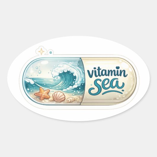 Vitamin Sea Aufkleber (Vorderseite)