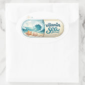 Vitamin Sea Aufkleber (Tasche)