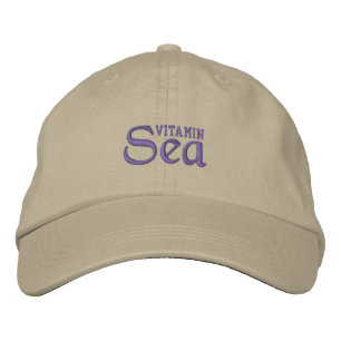 VITAMIN SEA Cap (Khaki) Bestickte Baseballkappe