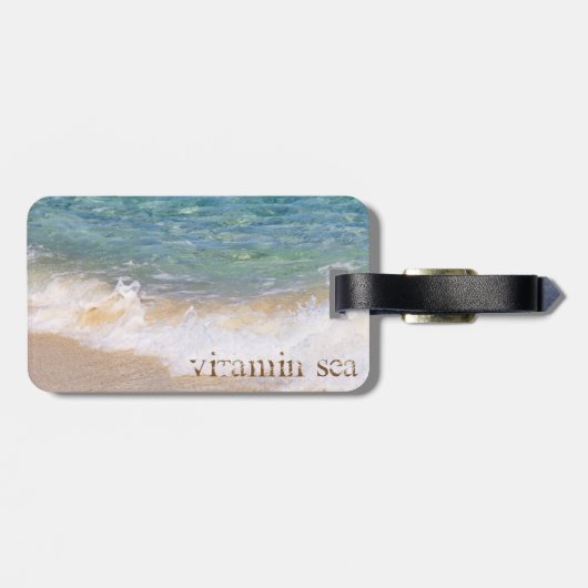 Vitamin 'Sea Gepäckanhänger (Rückseite horizontal)